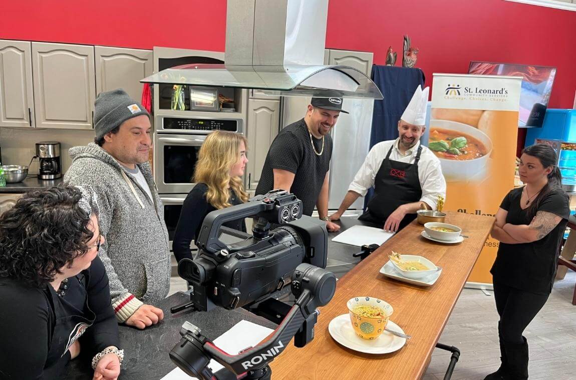 Our Kitchen Brantford Video Production Filming - Pynx Pro Event Planning