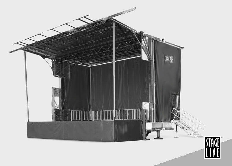 Stageline SL260 Stage Rental - Pynx Pro outdoor stage rentals