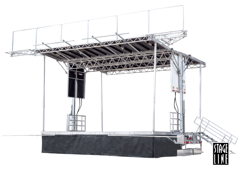 Stageline SL100 Stage Rental - Pynx Pro portable stage rentals