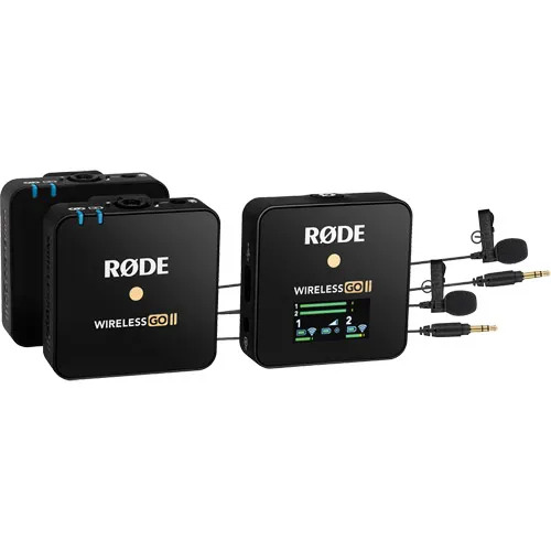 Rode WirelessGO ii dual wireless mic system Pynx Pro Video Production Microphone Rentals