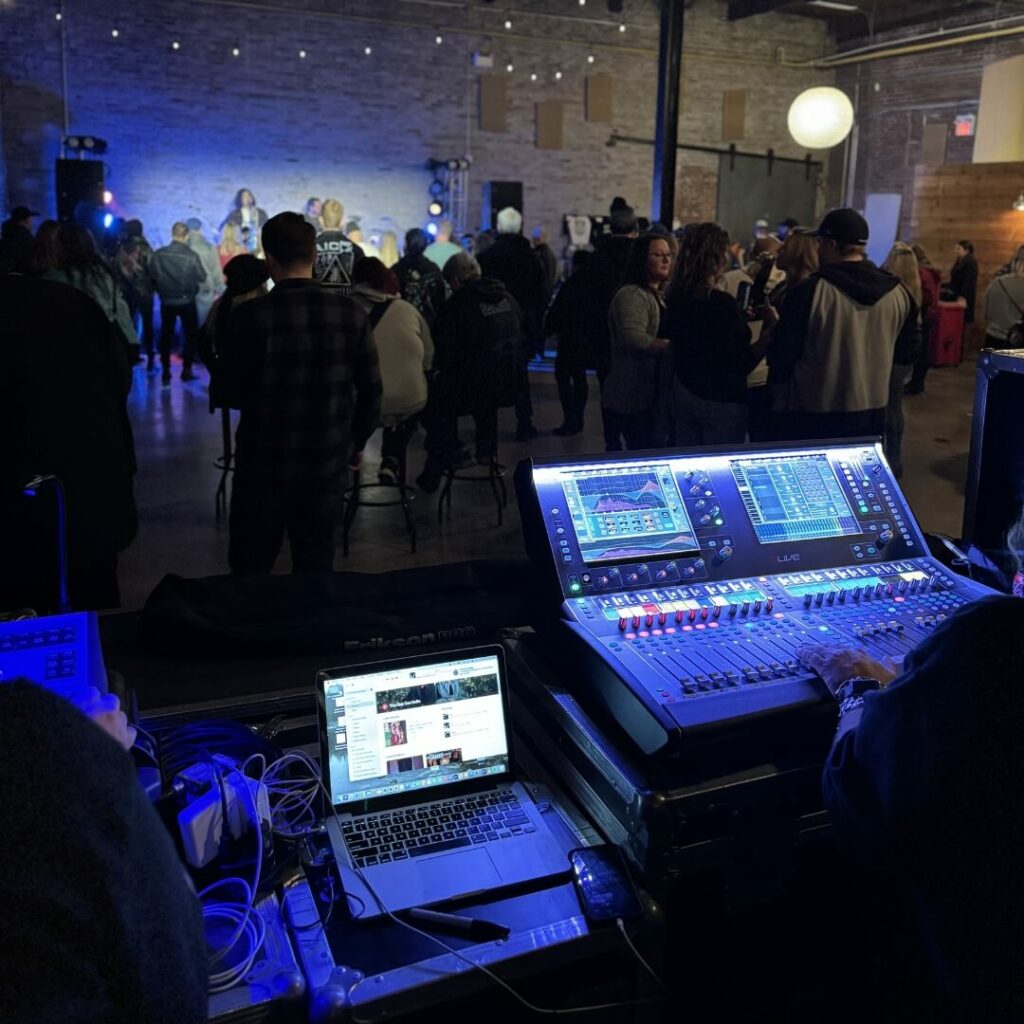 Pynx Pro Concert Production - DLive Mixing Console at Rope Factory 2505