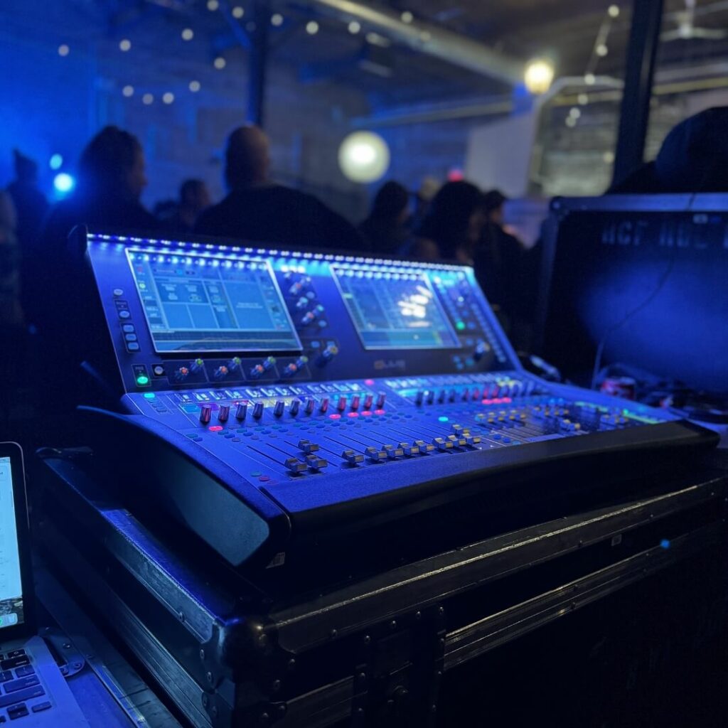 Pynx Pro Concert Production DLive Mixing Console at Rope Factory 2525